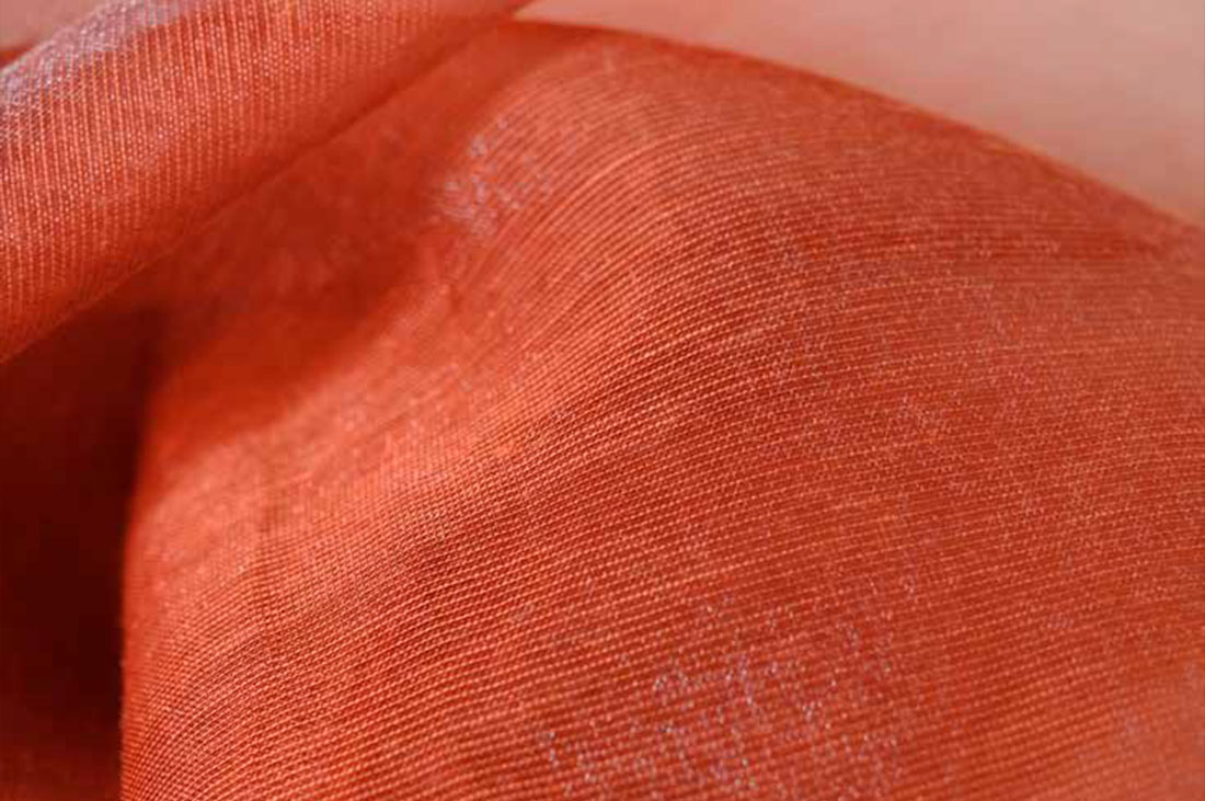 nofire organza rosso